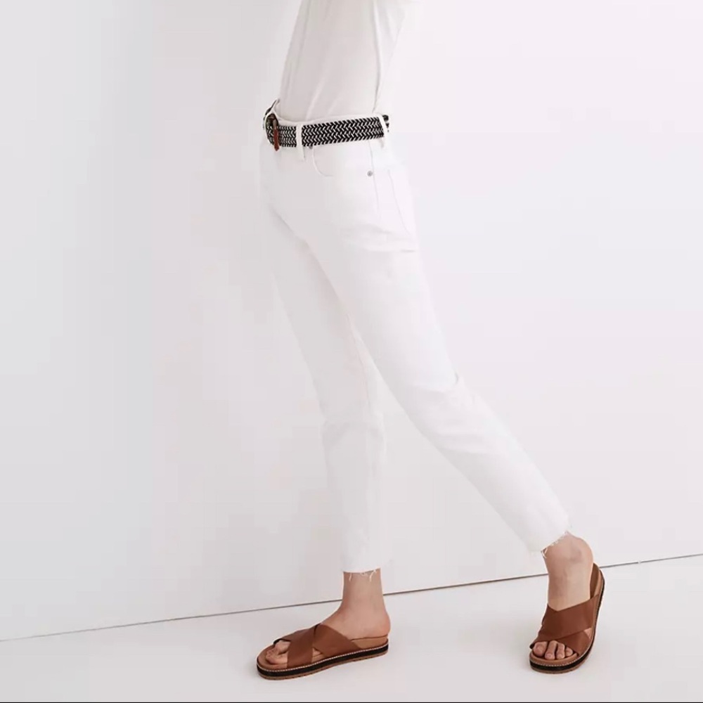 Madewell The Perfect Vintage Jean in Tile White Size 29